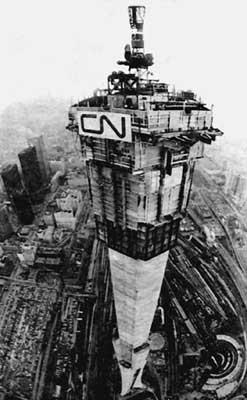CN Tower Construction