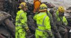 5 dead in California mudslides, as rain follows forest fires