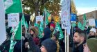 With 420,000 Quebec public workers off the job today, unions announce 3 more strike days
