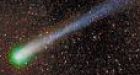 Odd comet lights up night sky