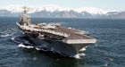 Pentagon moves carrier into Gulf of Oman