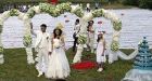 Chinese bride wears 2.2km dress