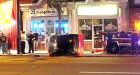 Pranksters tip over Smart car