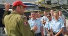 Cadets' spirits soar with tour of CF-18 fighter jet