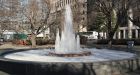 Man dies after dive into fountain