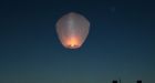 'Downed aircraft' was paper lantern