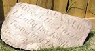 Tombstones found in yard linked to 1859 train accident