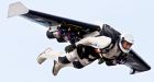 Daredevil's winged flight across Gibraltar strait fails
