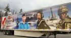 Moving billboards, military style