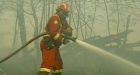 Extreme risk of wind fanning Alberta brush fire