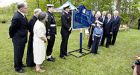 Plaque honours accomplishments of Admiral Kingsmill