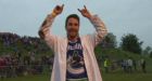 Ross Langill of Vancouver wins shin-kicking competition