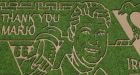 Mario Lemieux gets corn maze treatment