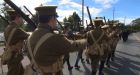 Blue Puttees honoured in recreated March of the First 500