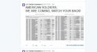 U.S. military Twitter feed appears to have been hacked by ISIS supporters