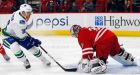 Canucks take the wind out of Hurricanes with shutout