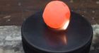 Hockey puck survives brush with infamous red-hot nickel ball