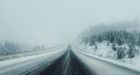 Flurries causing slippery conditions on highways across B.C.